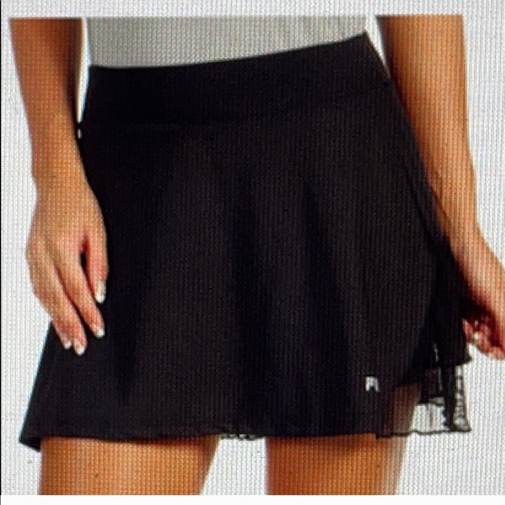 COPY - FILA Navy 3 Tier Ruffle Tennis Skort SKIRT S